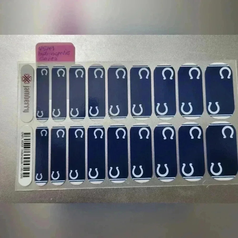 Indianapolis Colts NFL nail wraps